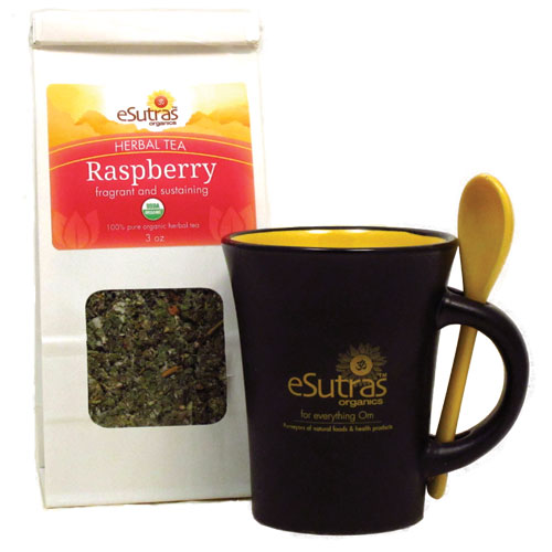 Orange - Raspberry Leaf Mug Set