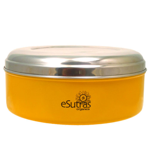 Large Canister (Cookie Tin) - Orange
